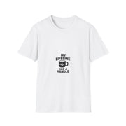 My Lifeline Has A Handle Coffee Graphic Tee, Funny Caffeine Heartbeat T-Shirt - Trending Now - September 2026