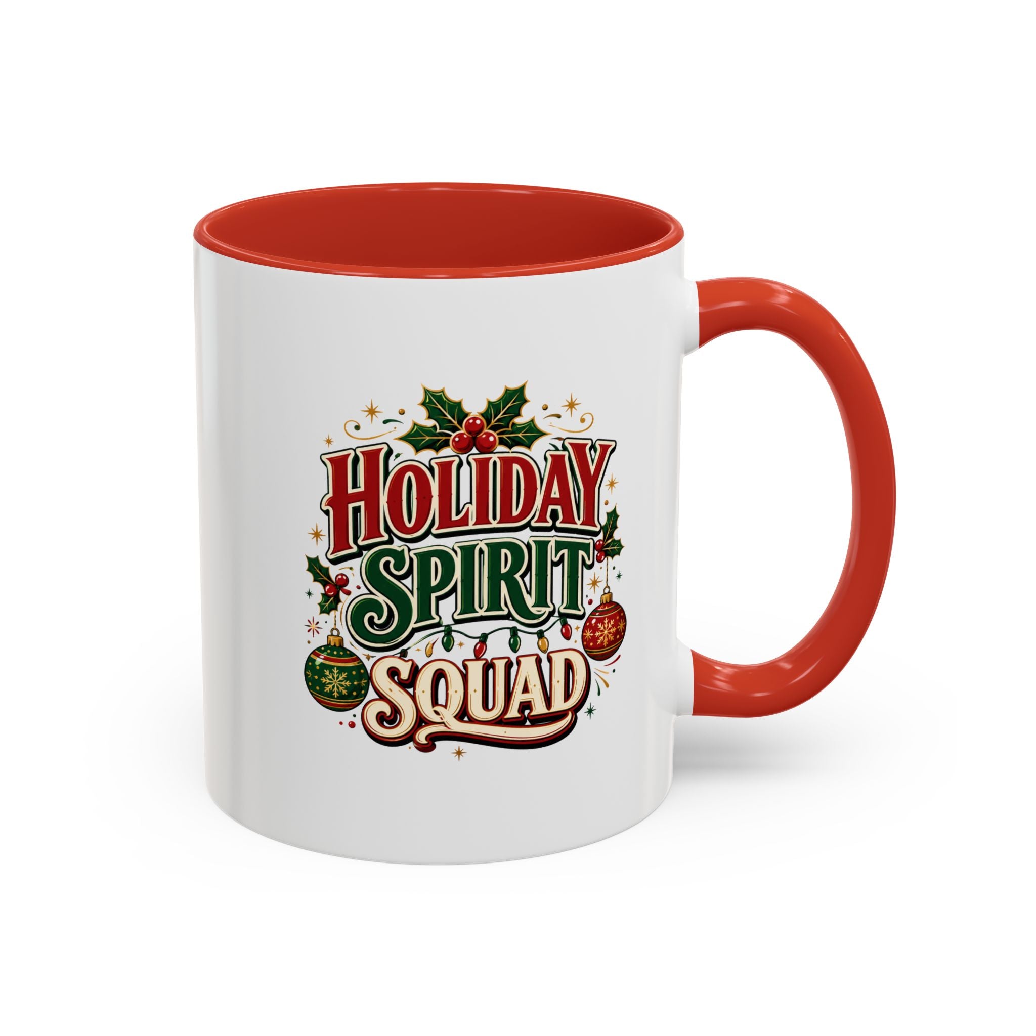 Accent Coffee Mug Holiday Spirit Squad