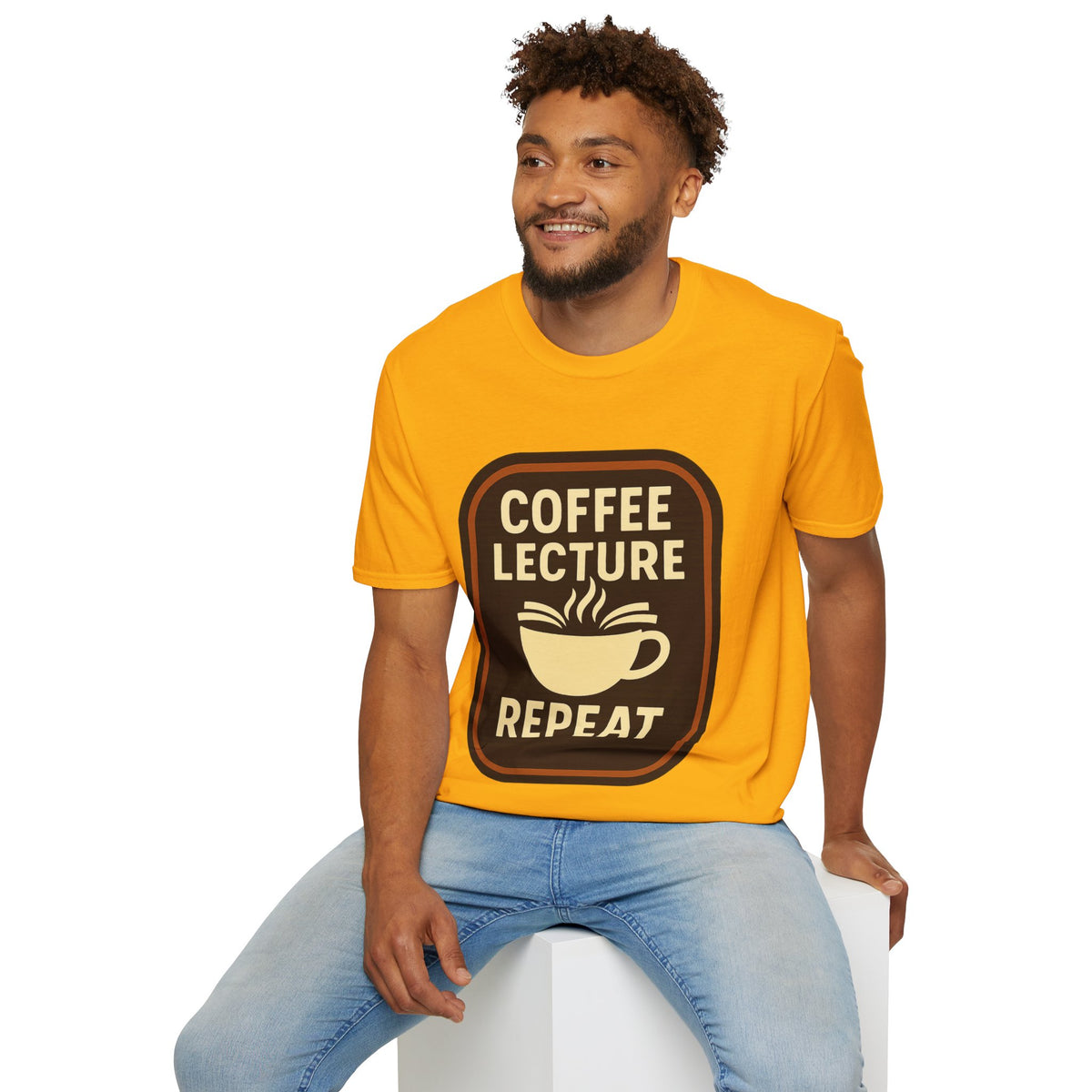 Coffee Lecture Repeat T‑Shirt — Funny Professor Coffee Tee for Teachers & Students - Trending Now - August 2026