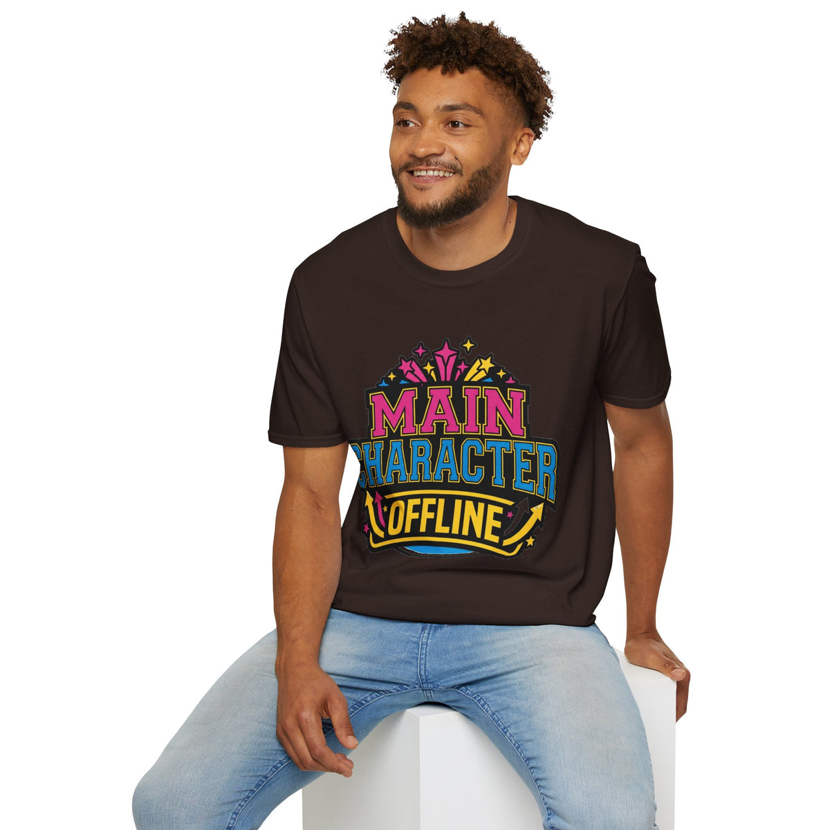 Main Character Offline T-Shirt — Retro Colorful 'Main' Graphic Tee - Trending Now - August 2026