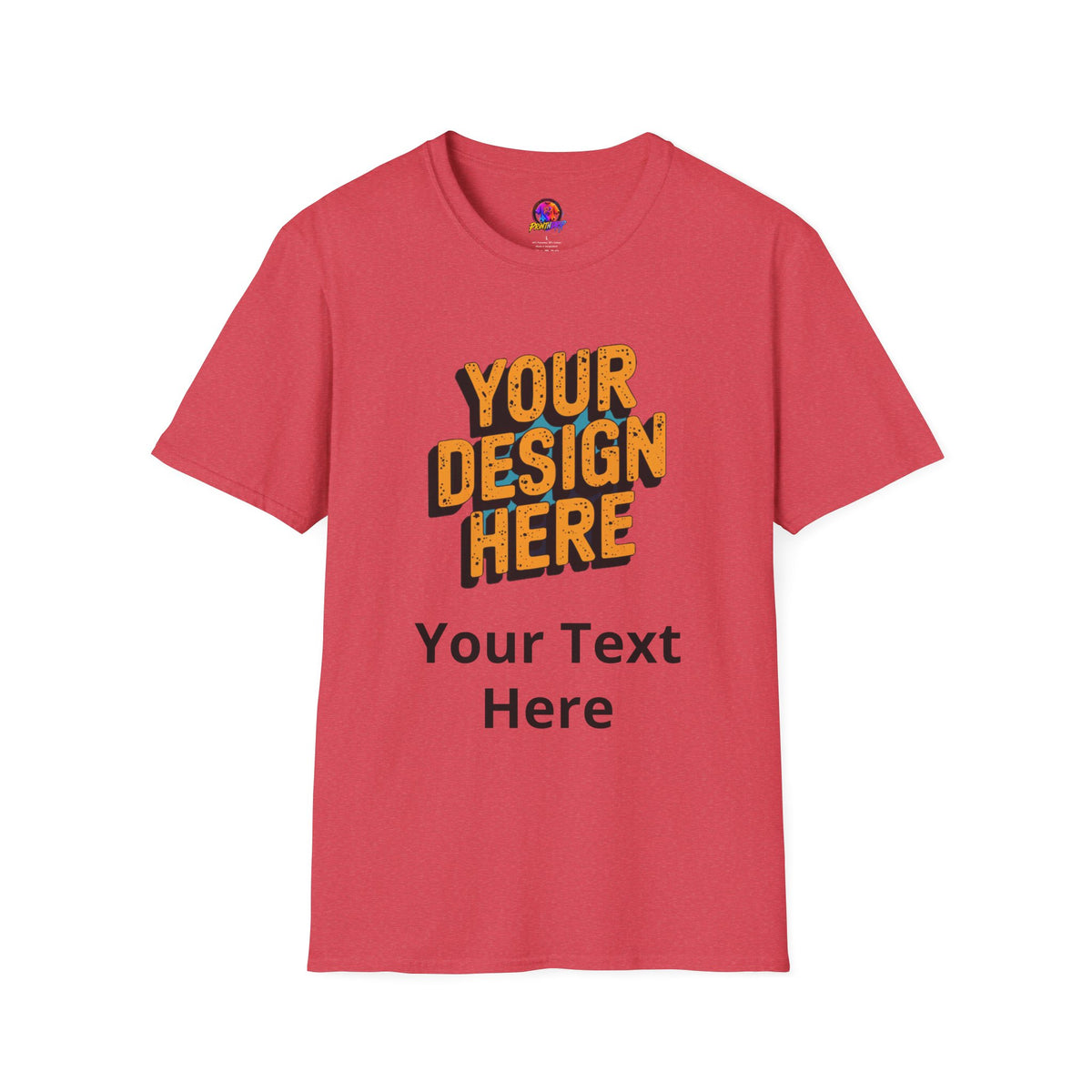 Unisex Softstyle T-Shirt - Personalize Your Own T-Shirt With Choice Of Your Colors And Designs