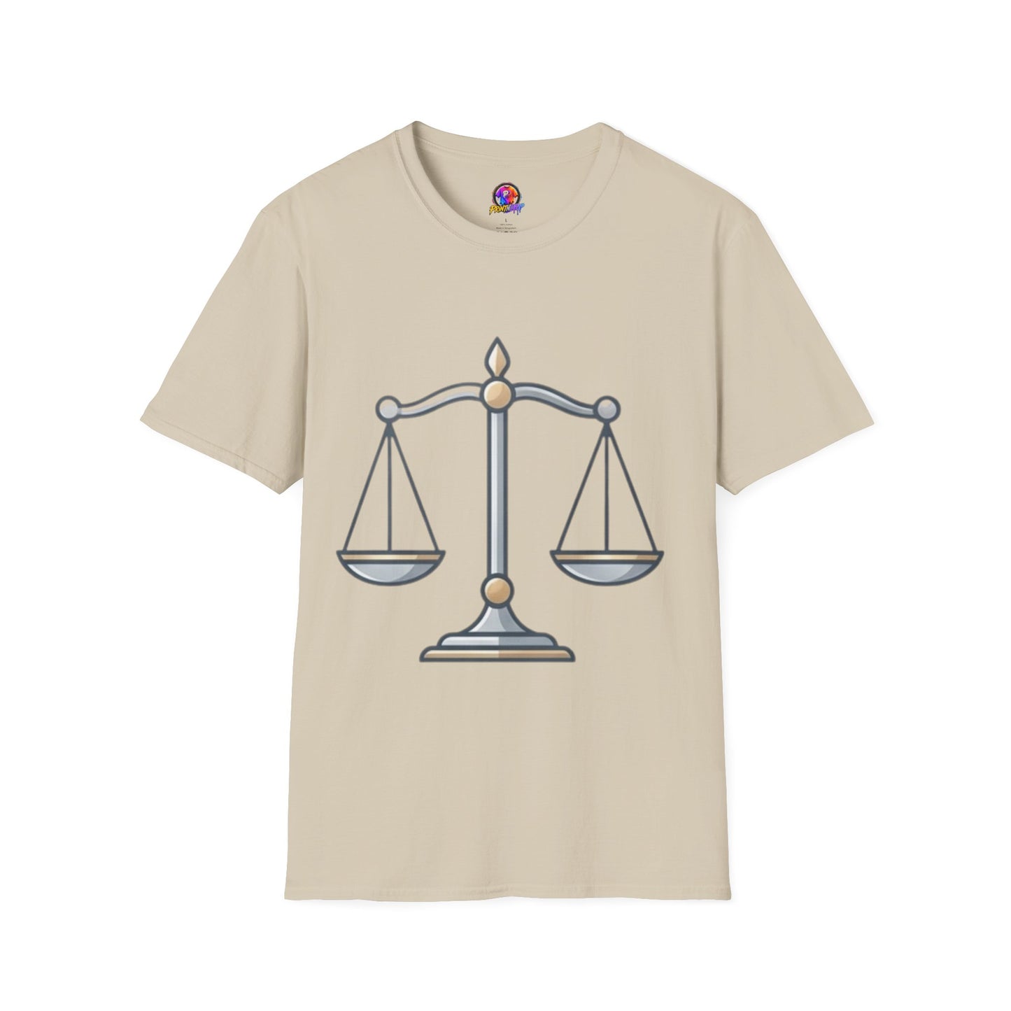 Libra Scales T-Shirt — Zodiac Balance Graphic Tee