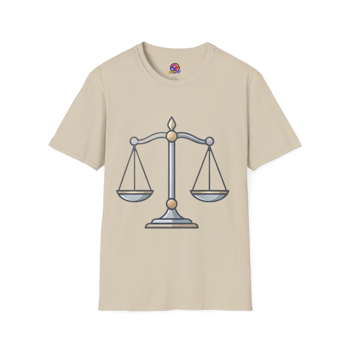 Libra Scales T-Shirt — Zodiac Balance Graphic Tee