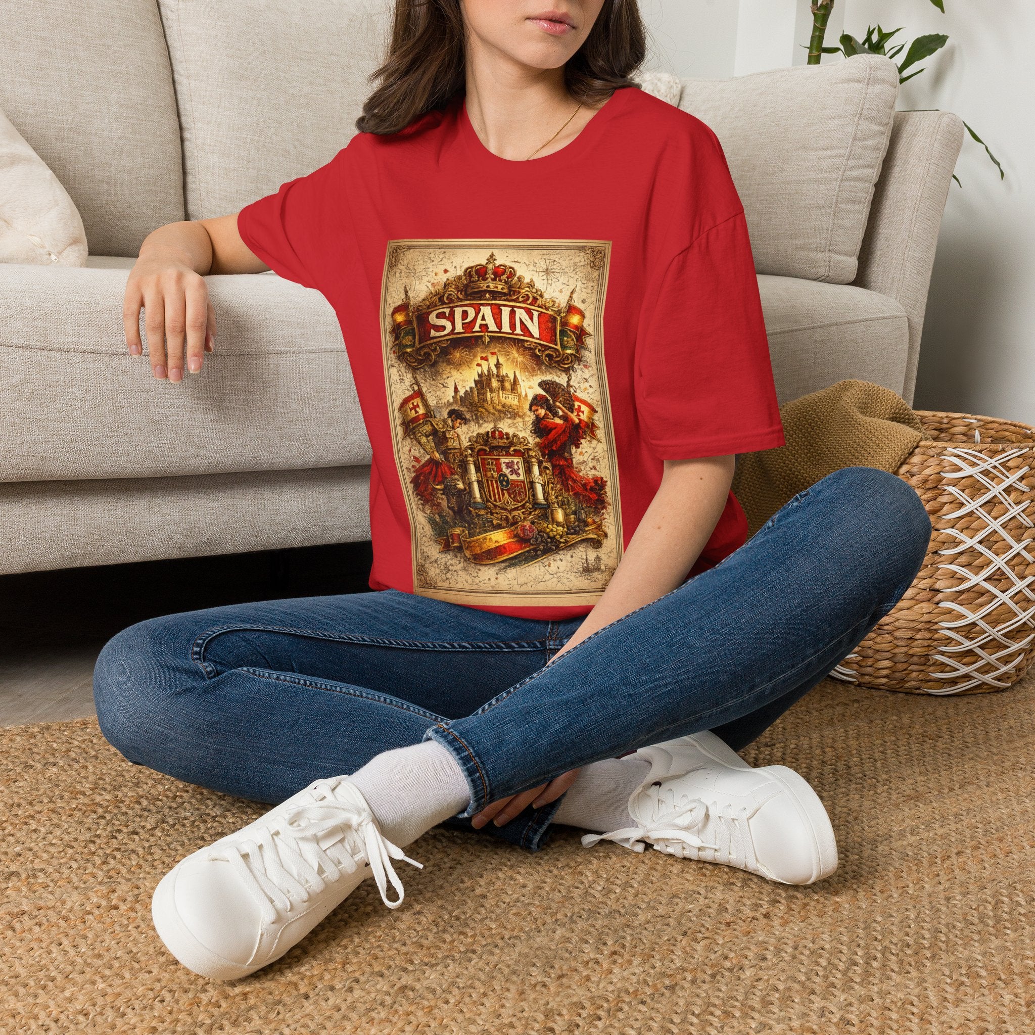 Spain Vintage Travel Graphic T‑Shirt — Retro Spanish Landmark Tee