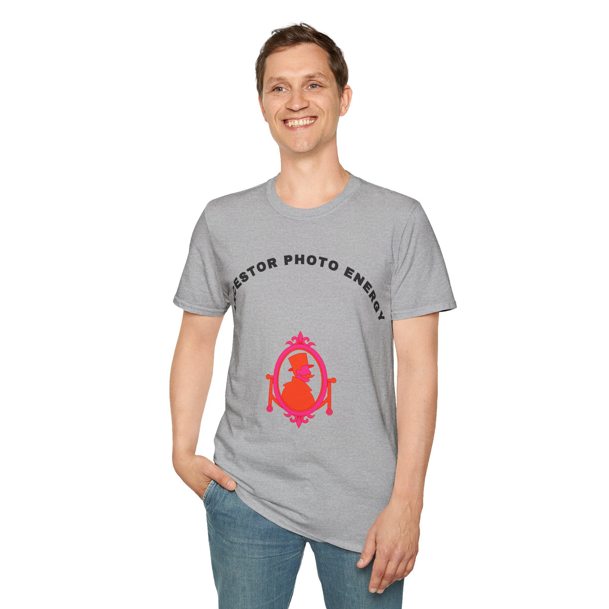 T-Shirt — 'Ancestor Photo Energy' Spiritual Retro Graphic Tee - Trending Now - September 2026