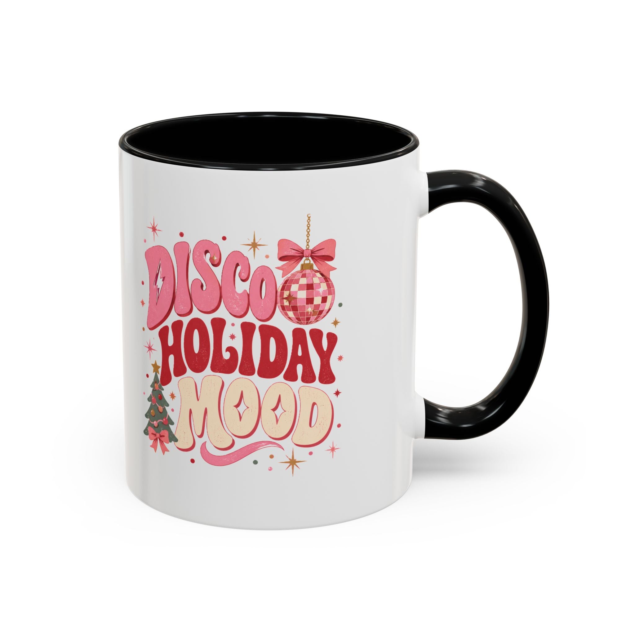 Modern Day Christmas Disco Holiday Mood Coffee Mug