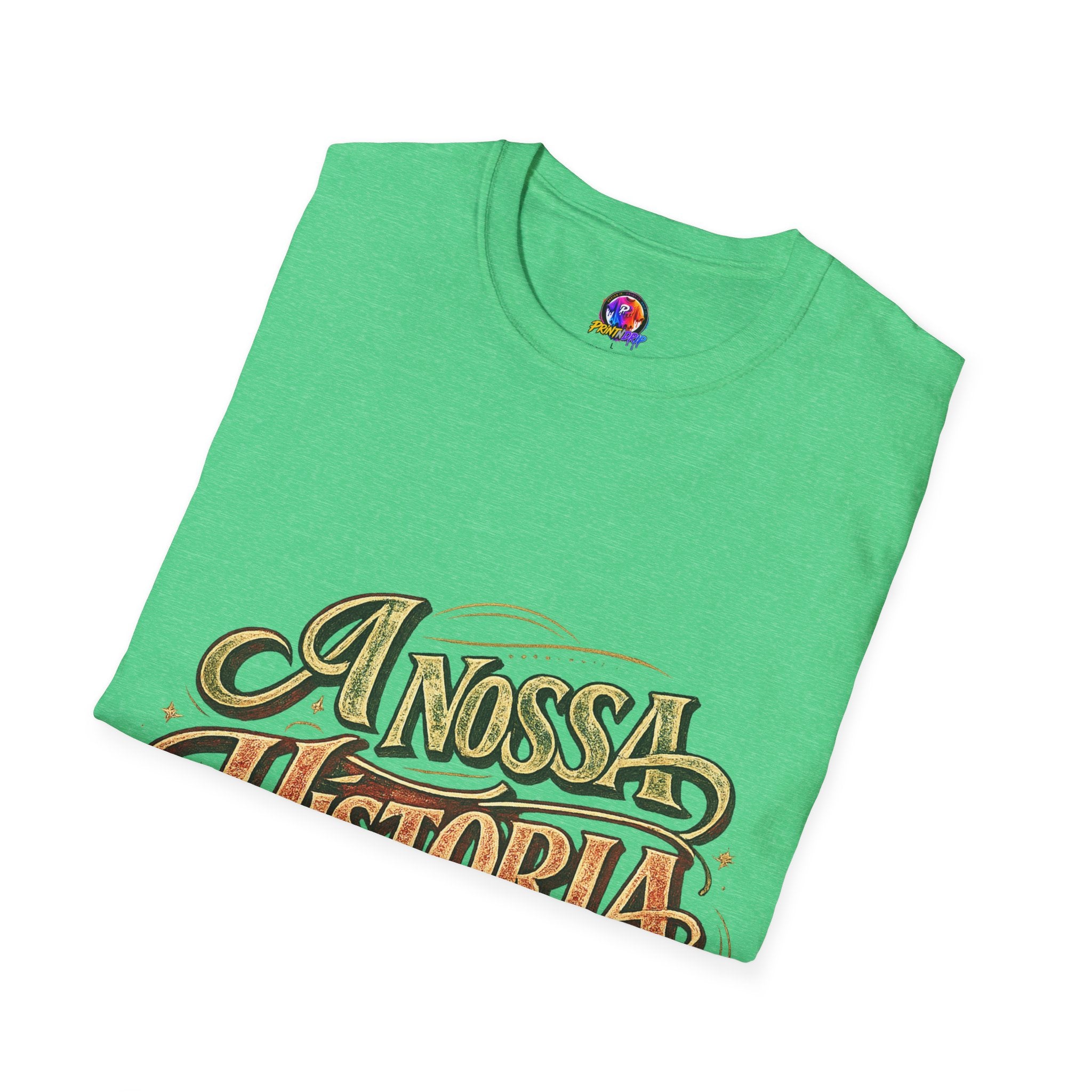 Portugal T-Shirt — "A Nossa História" Vintage Compass Graphic Tee