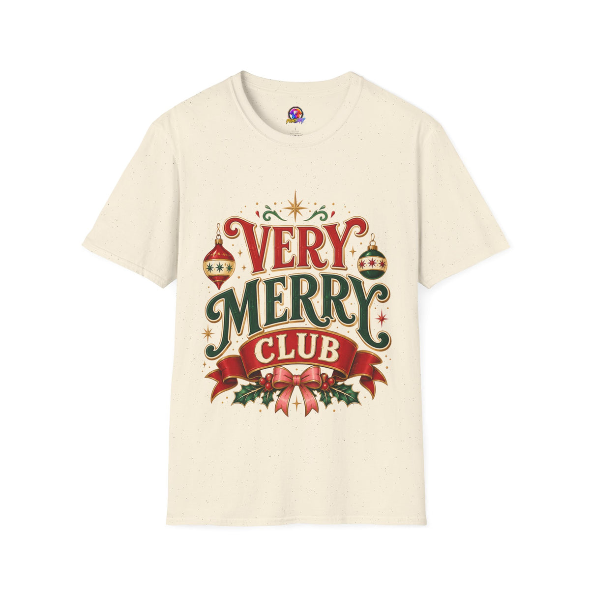 Very Merry Club T-Shirt — Festive Christmas Holiday Tee