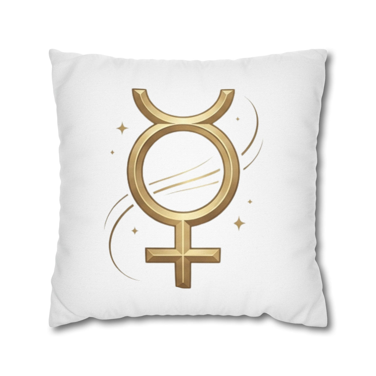 Virgo Mercury Retrograde Golden Glyph Pillowcase