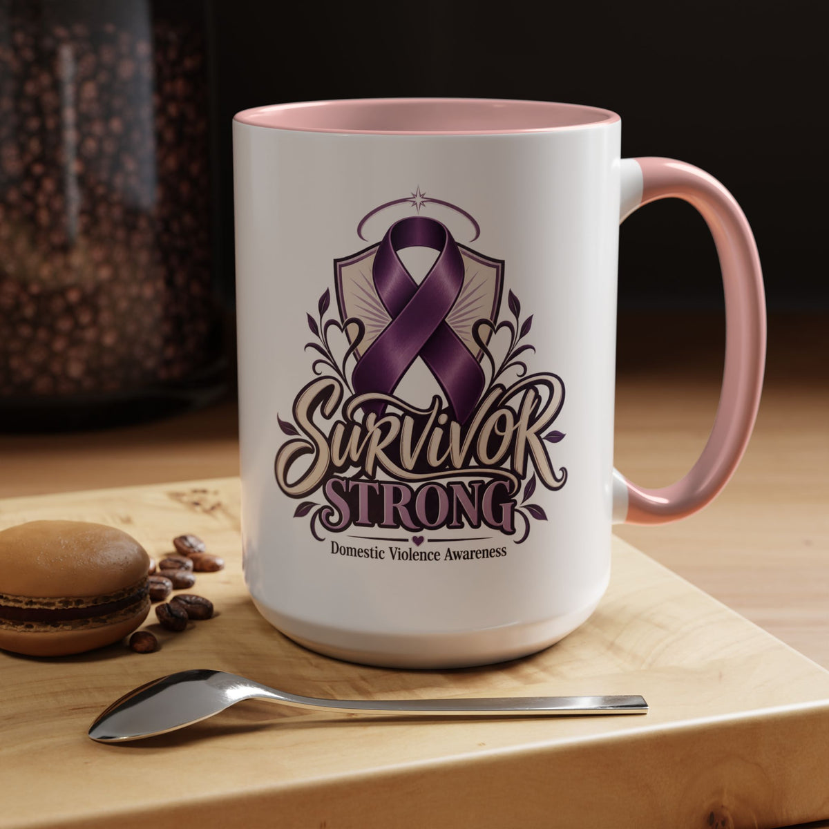 Domestic Violence Awareness Survivor Strong Coffee Mug