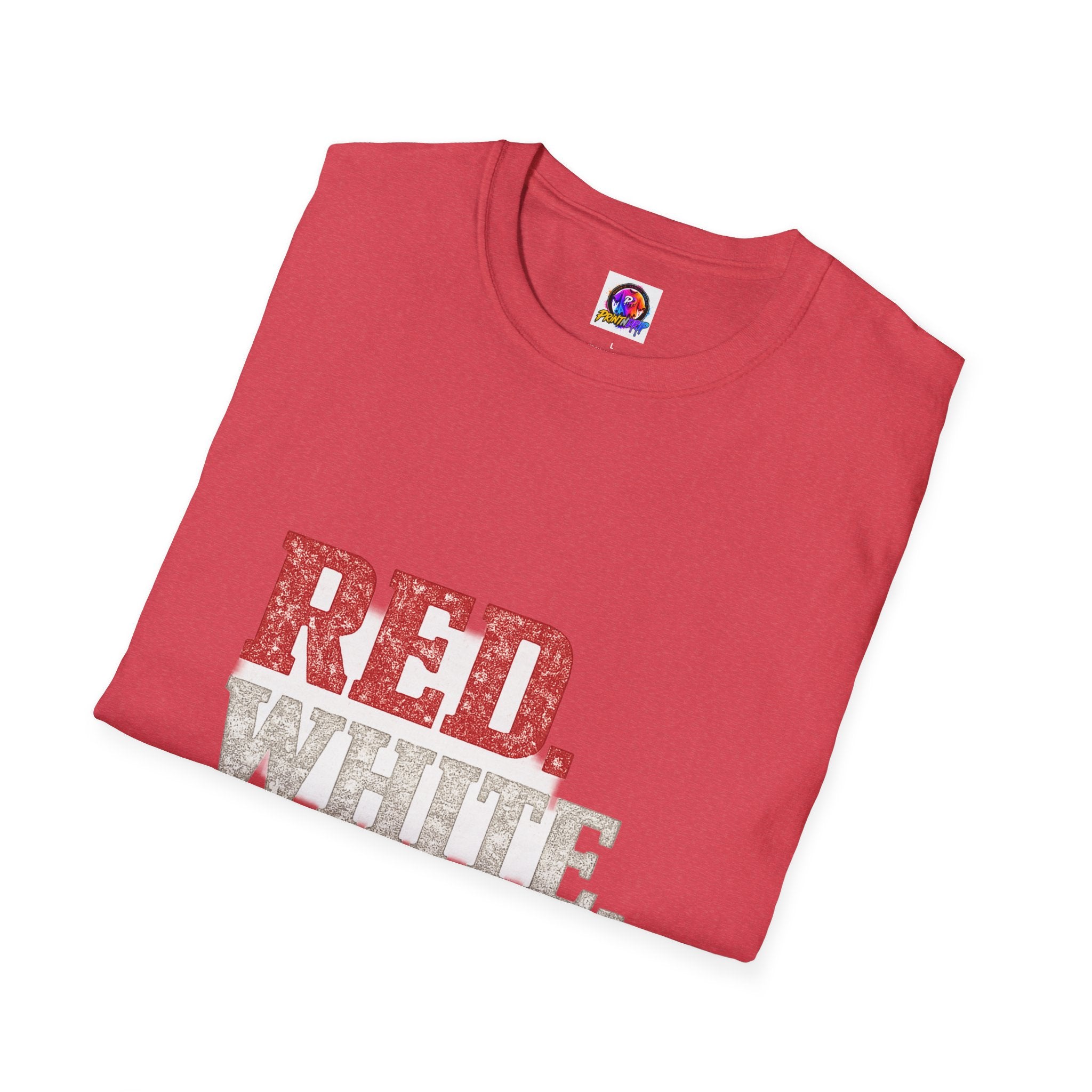 USA Patriotic 'Red. White. Go.' T-Shirt — 4th of July Independence Day Tee