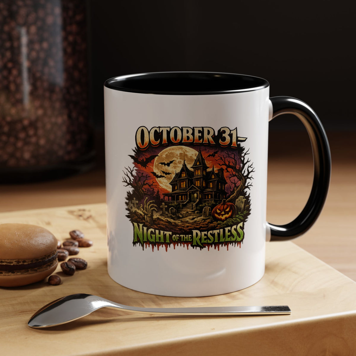 Halloween  October 31 Accent Coffee Mug