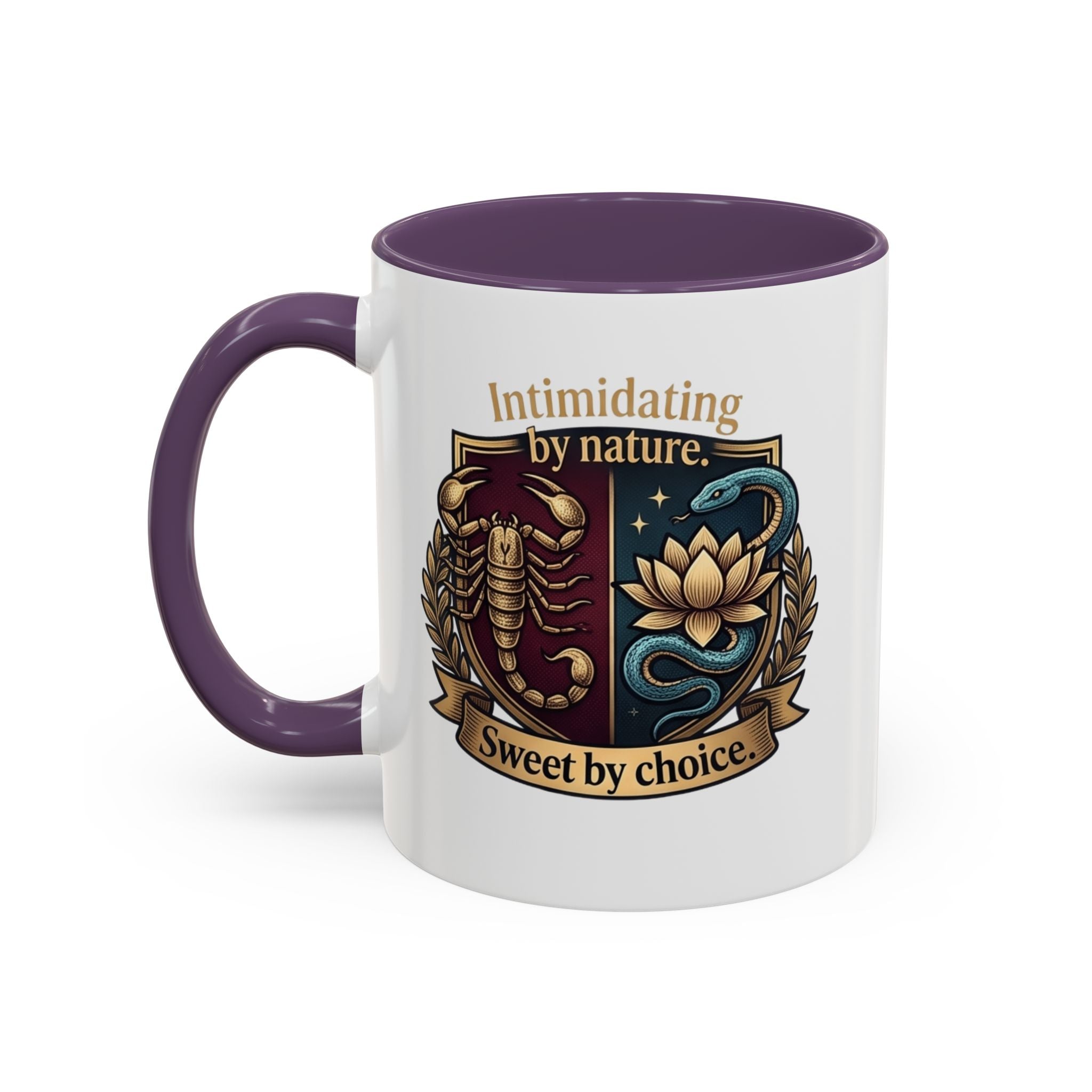 Intimidating by Nature, Sweet by Choice Accent Coffee Mug (11/15oz)