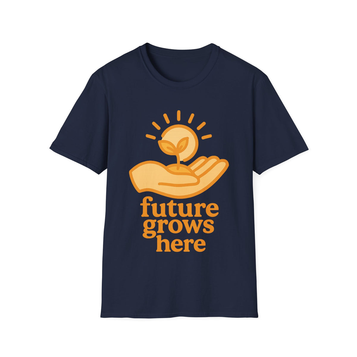 T-Shirt — "Future Grows Here" Sunseed Graphic - Trending Now - September 2026
