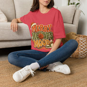 Merry Hoops Mood T-Shirt — Retro Holiday Basketball Christmas Tee