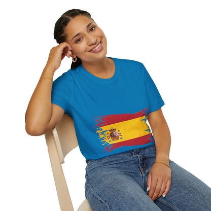 Spain Flag T-Shirt — Distressed Spanish Flag Graphic Tee