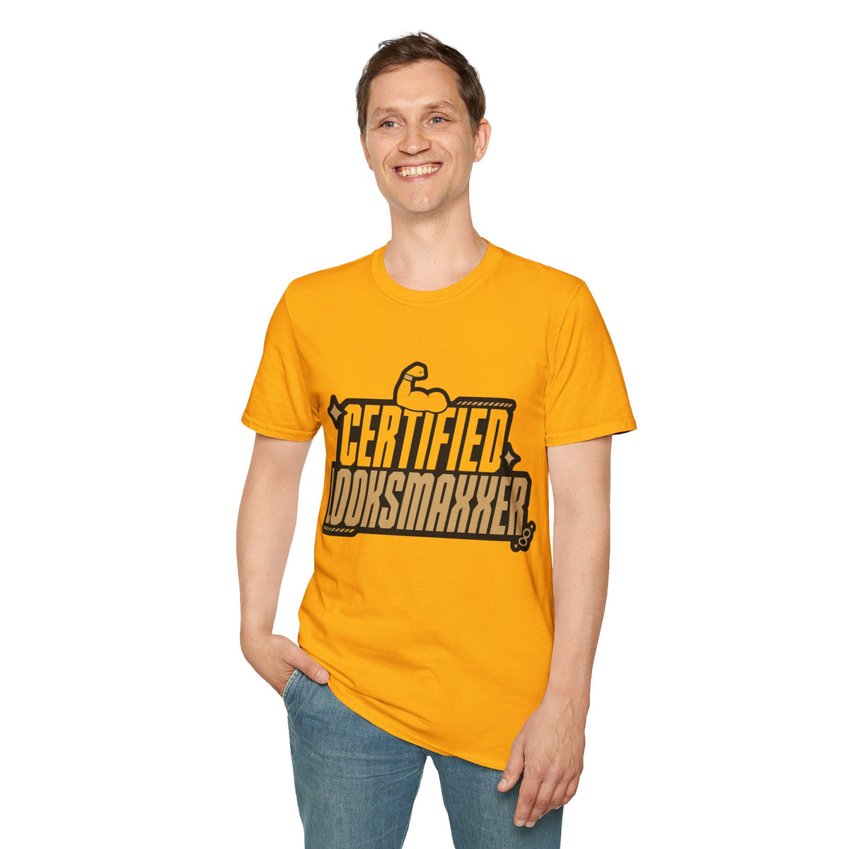 Certified Looksmaxxer T-Shirt — Funny Fitness & Glow-Up Tee - Trending Now - August 2026