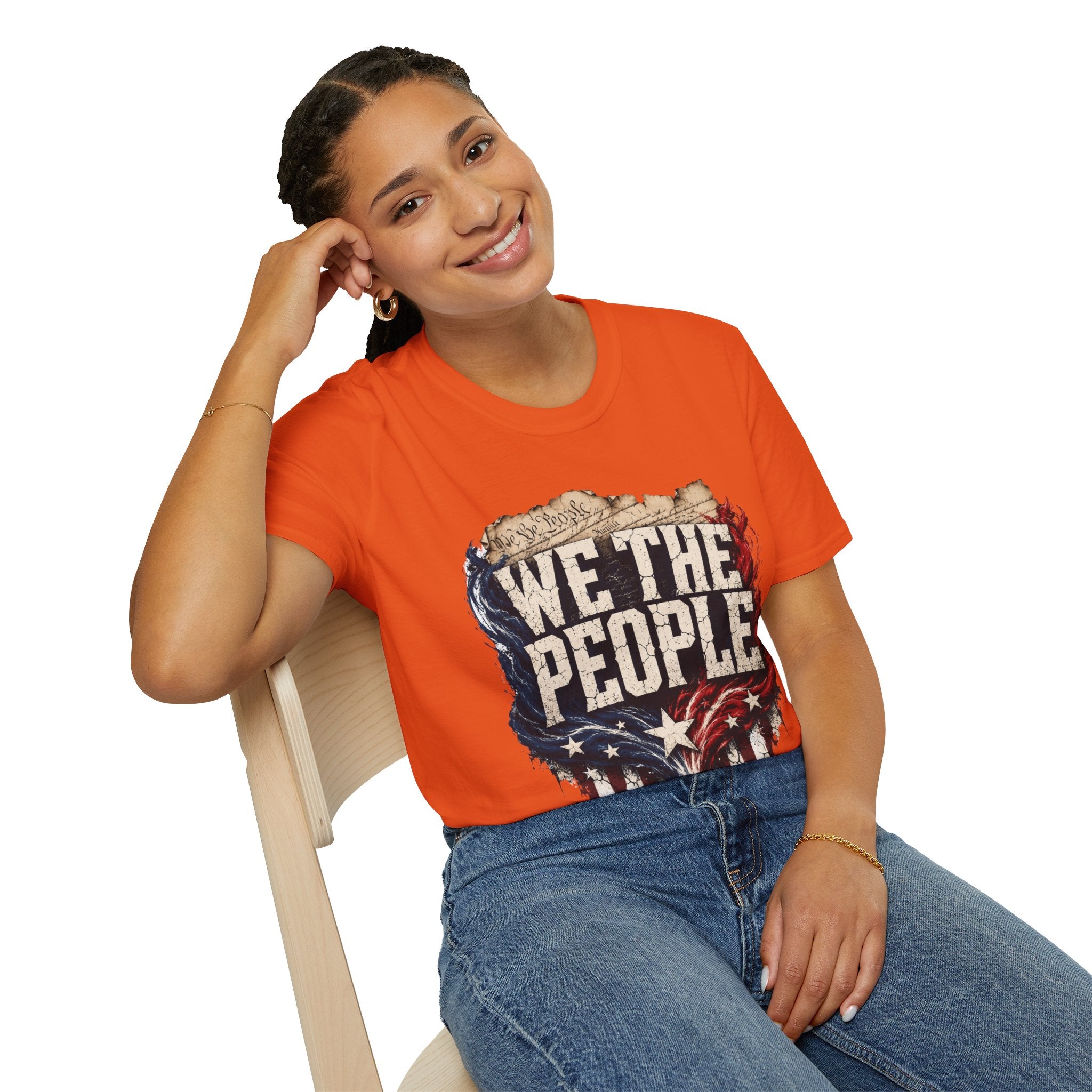 We The People T‑Shirt — Patriotic Americana Tee with ‘We The People’ Design
