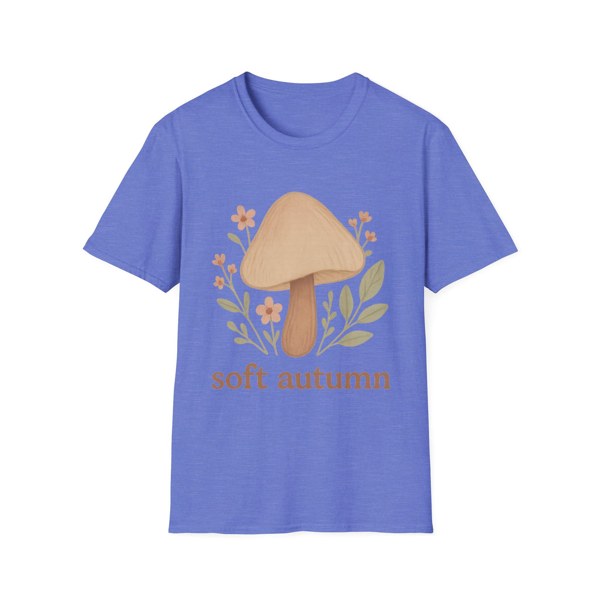Mushroom Graphic T-Shirt — 'soft autumn' Cozy Nature Tee - Trending Now - September 2026