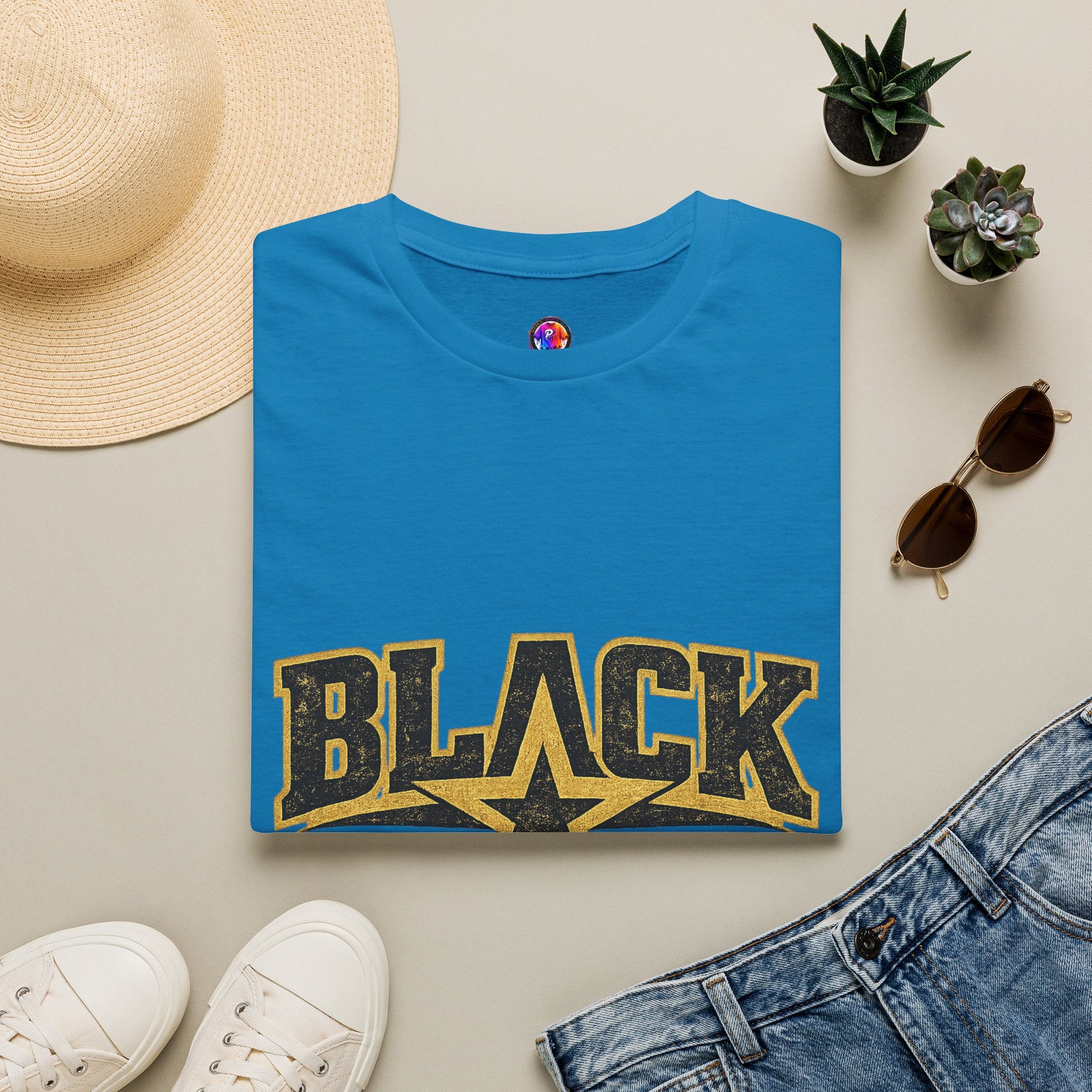 Ghana Black Stars T-Shirt — Bold Vintage Star Logo Tee