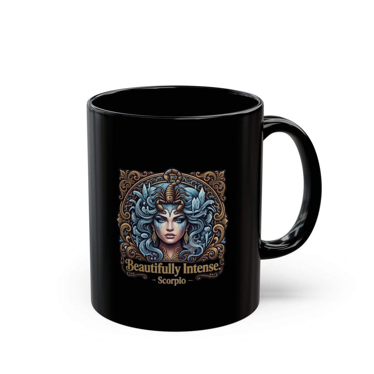 Scorpio Zodiac Mug  Beautifully Intense Black Mug