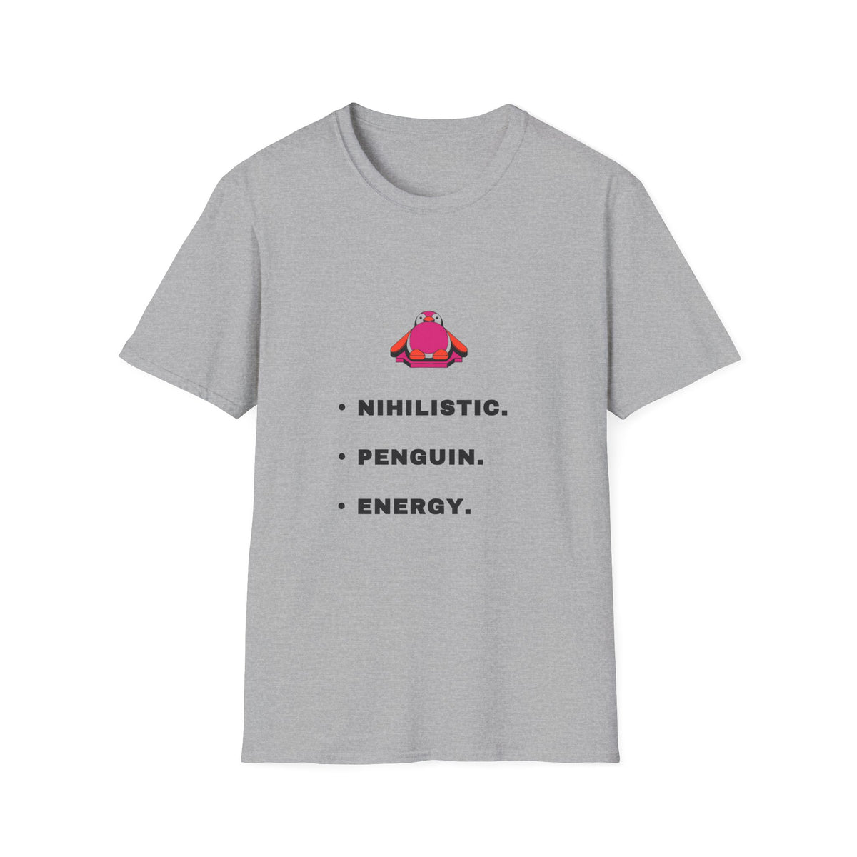 Nihilistic Penguin T-Shirt — Cute Minimalist Graphic Tee - Trending Now - September 2026