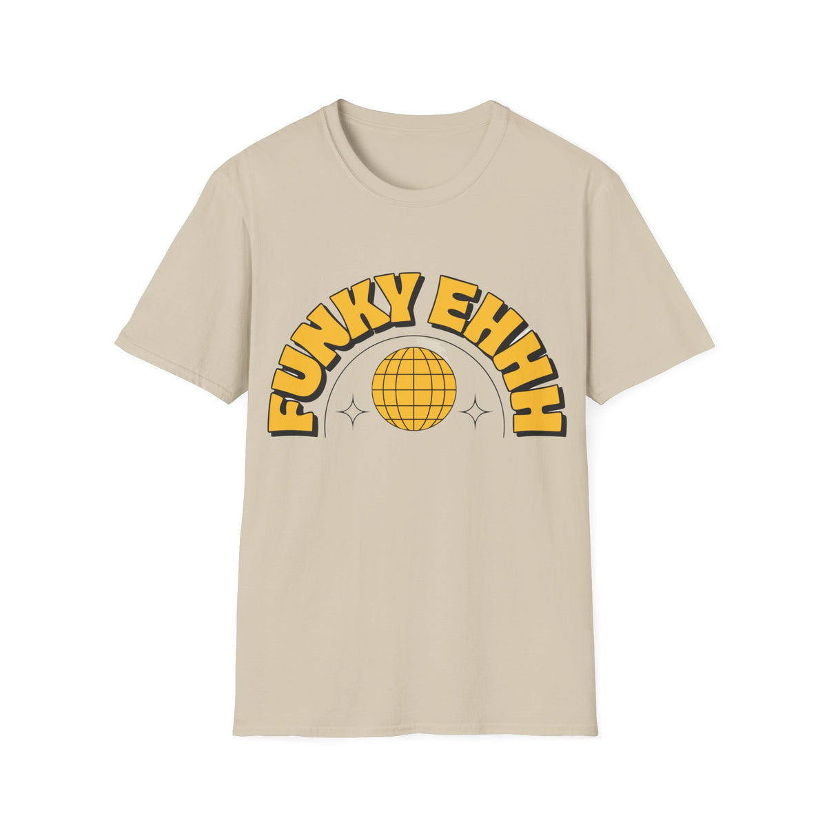 Funky Ehhh T-Shirt — Retro Yellow Disco Graphic Tee - Trending Now - August 2026