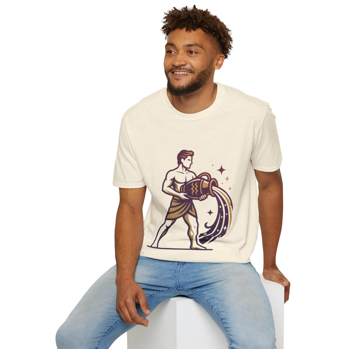 Aquarius Zodiac T-Shirt — Water Bearer Astrology Tee