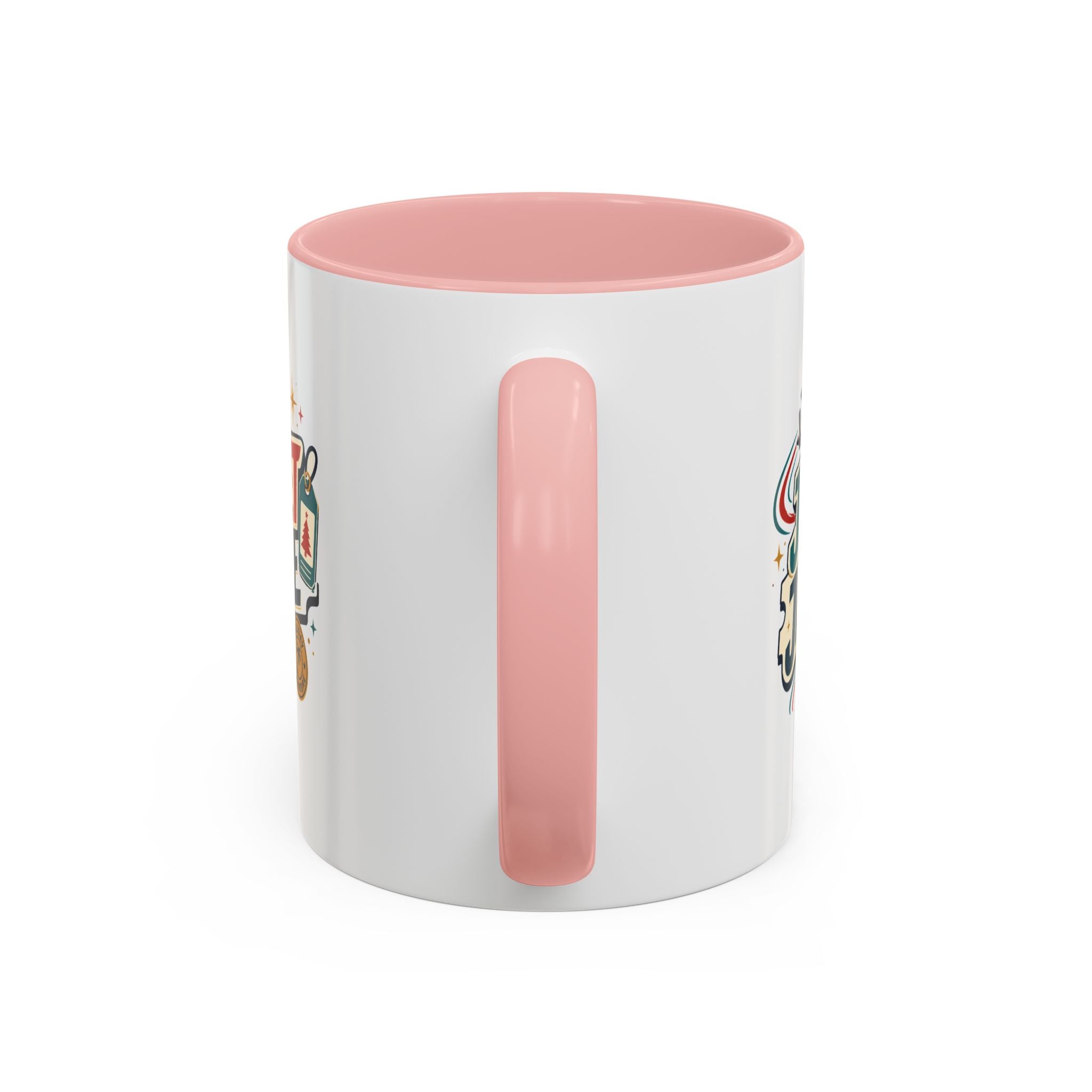 Modern Day Christmas Jet Set Jingle Coffee Mug — Holiday Travel Themed Accent Mug