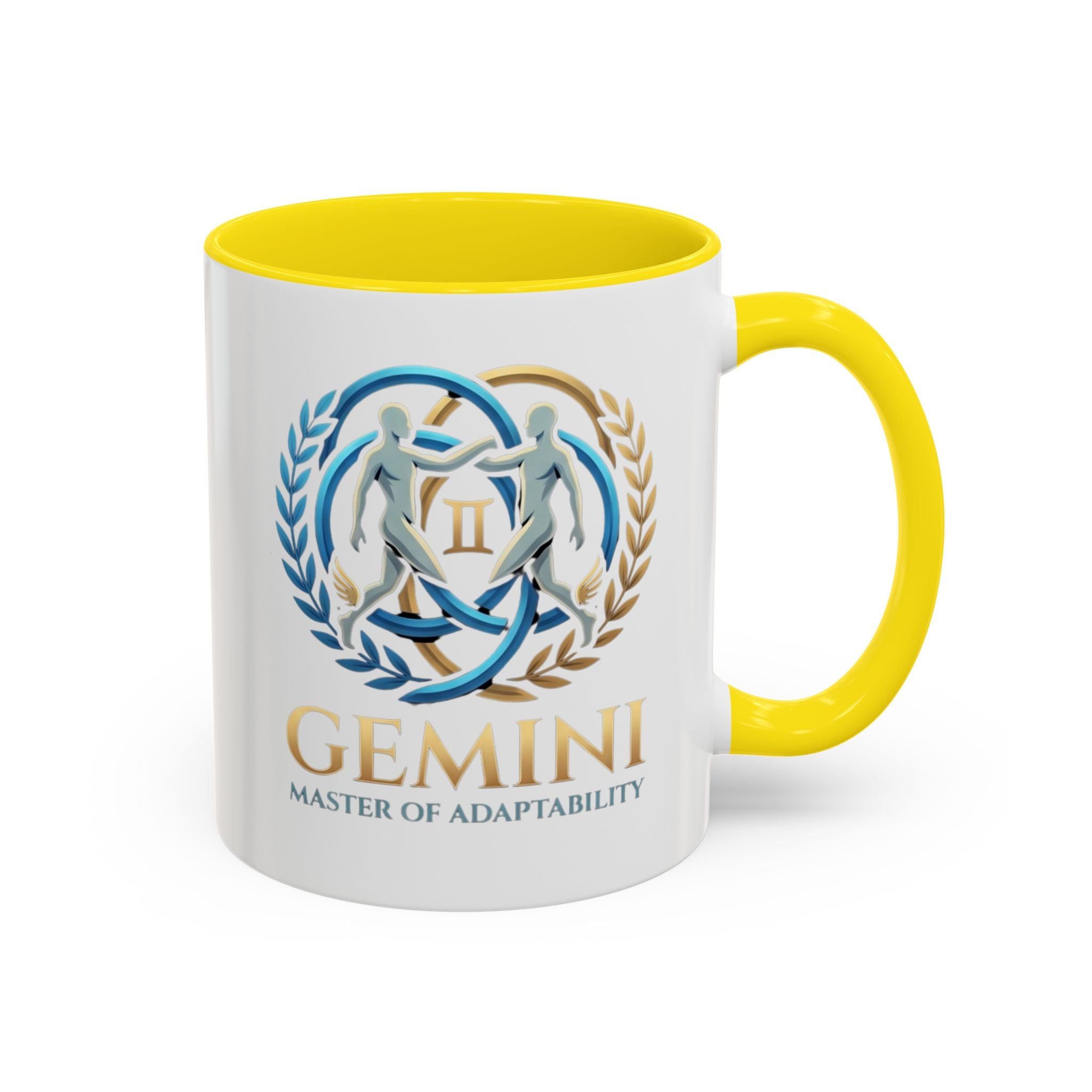 Gemini Zodiac Coffee Mug — 'Master of Adaptability' Accent Mug (11/15oz)
