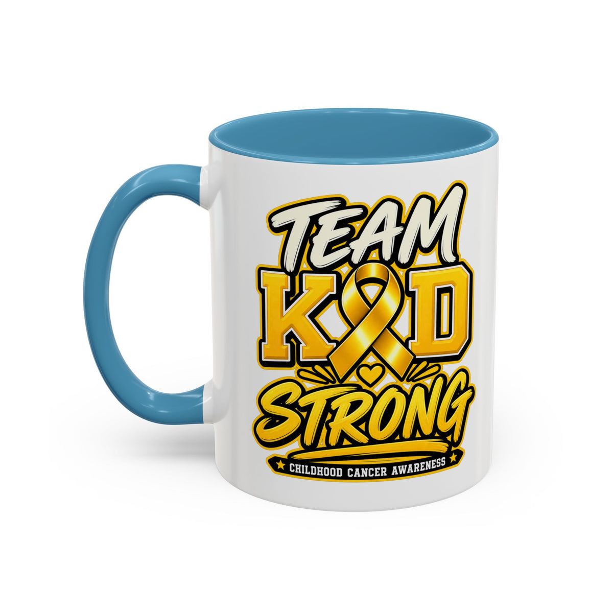 Team KID Strong Childhood Cancer Awareness Coffee Mug