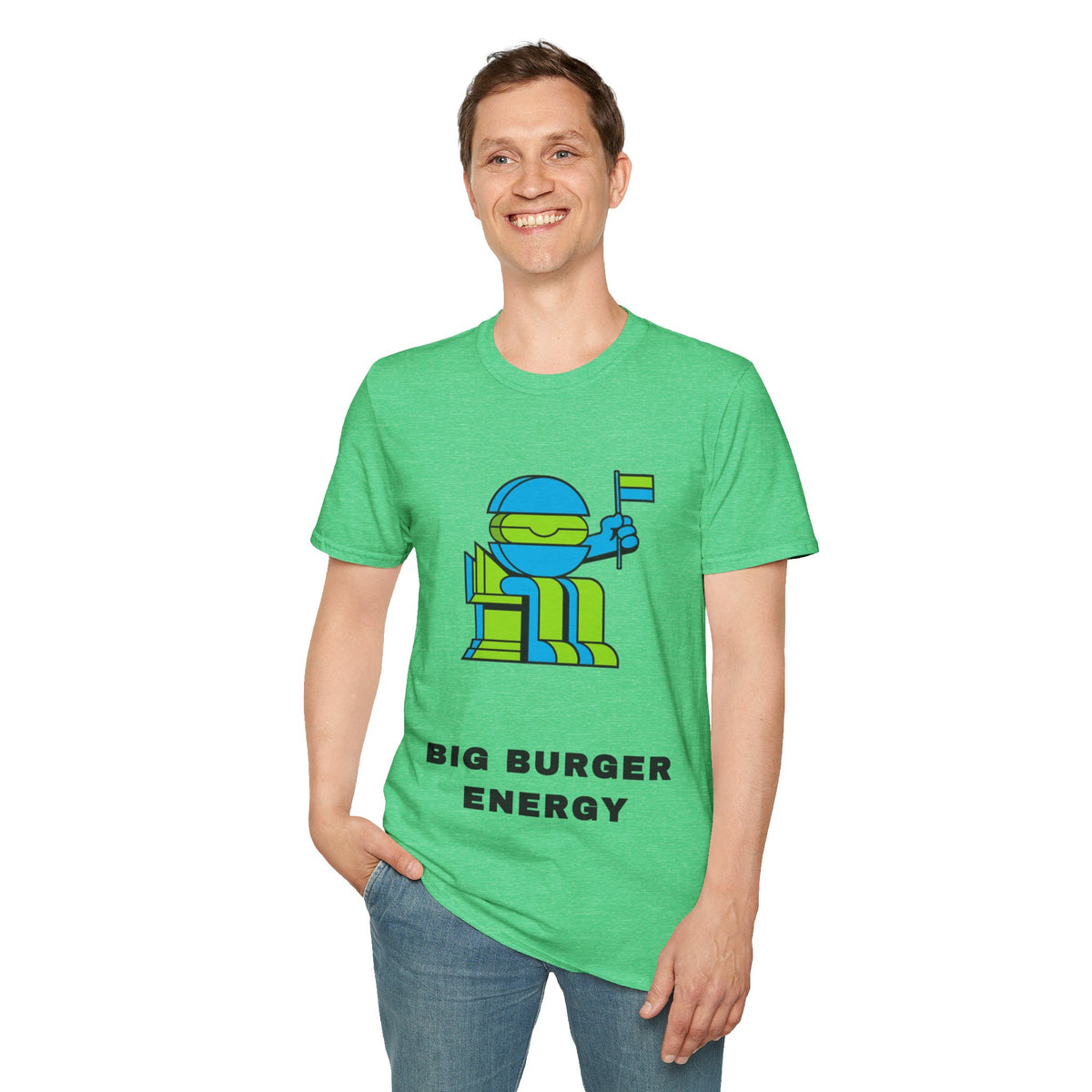 Big Burger Energy T-Shirt — Cute Retro Robot Graphic Tee - Trending Now - September 2026