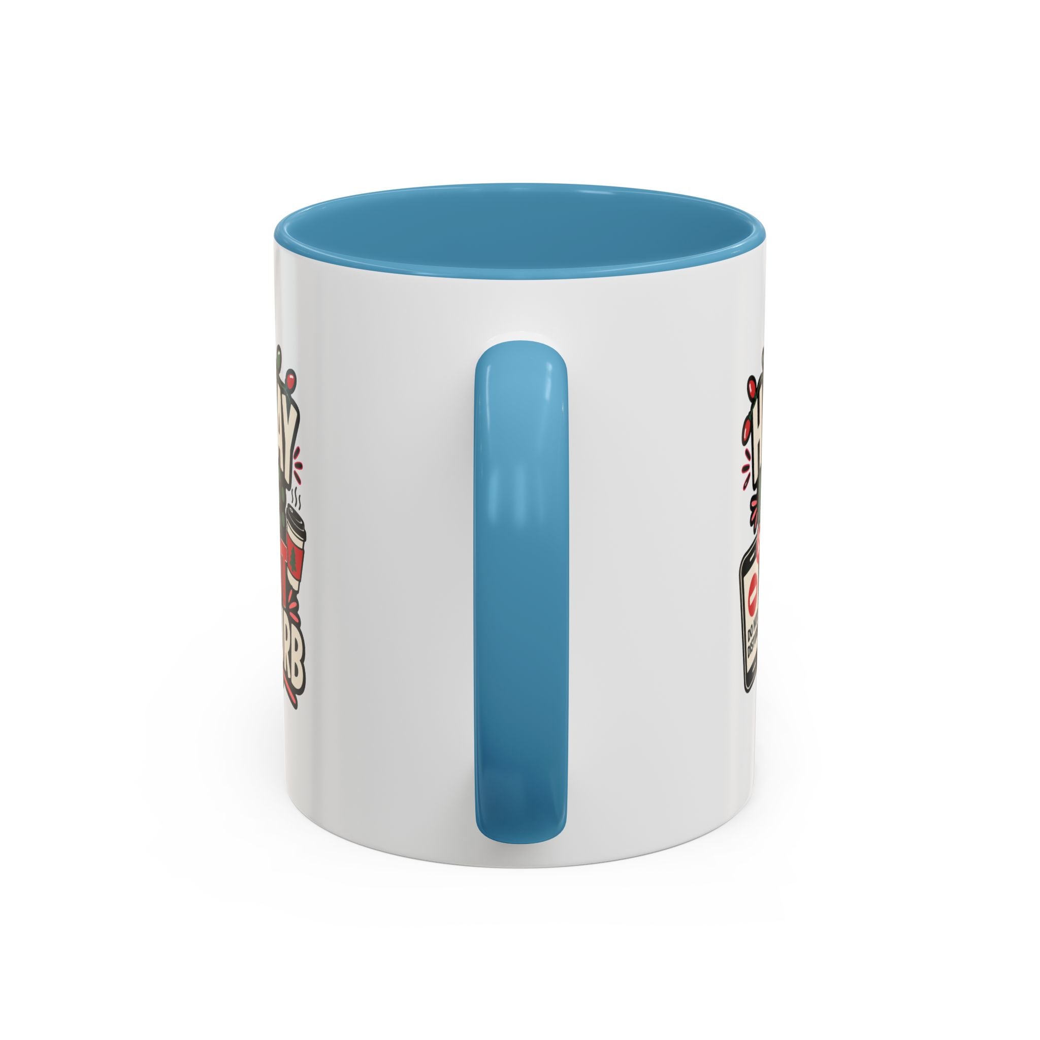 Modern Day Christmas Holiday Mode Coffee Mug — "Do Not Disturb" Accent Christmas Mug