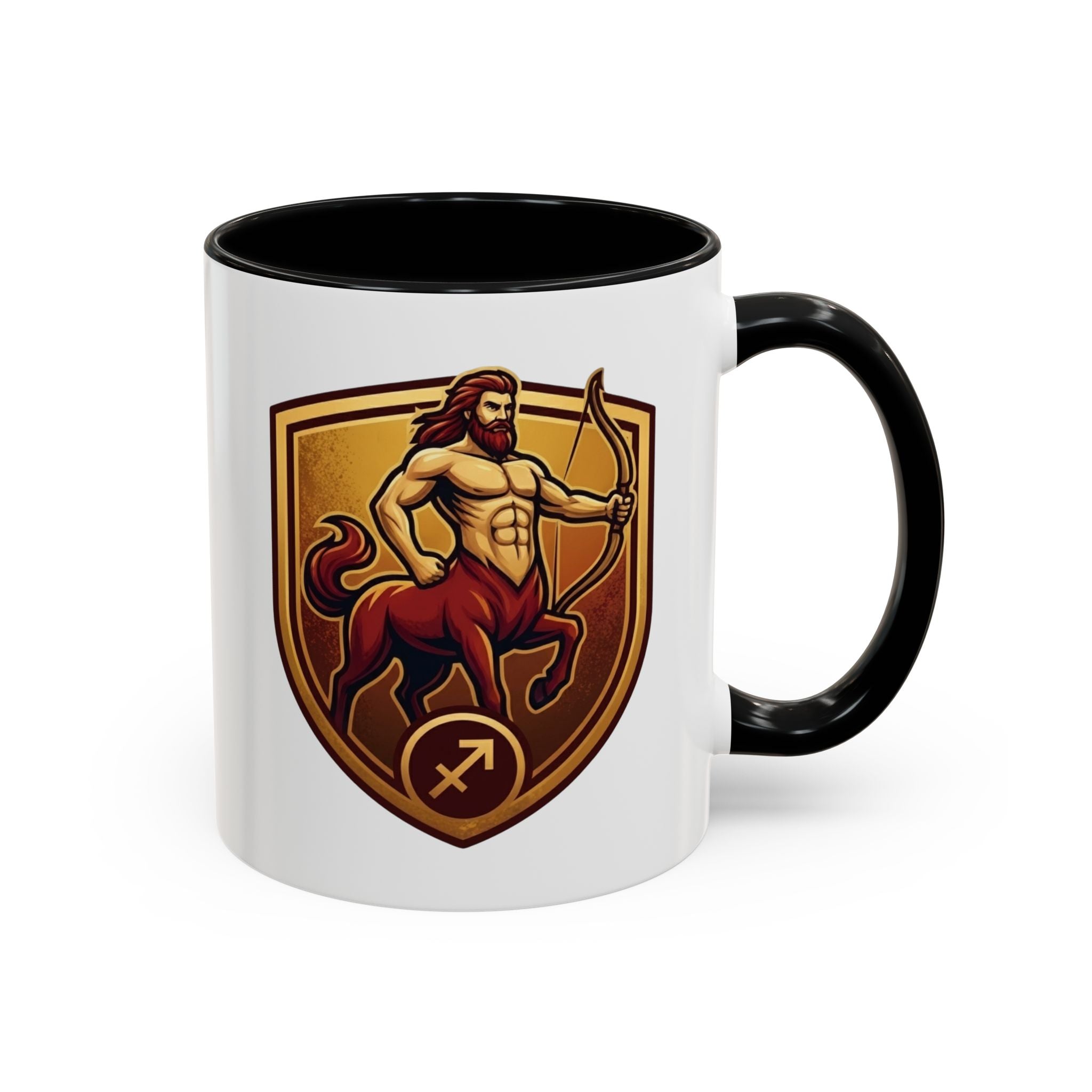Sagittarius Centaur Coffee Mug — Zodiac Archer Accent Mug (11/15oz)