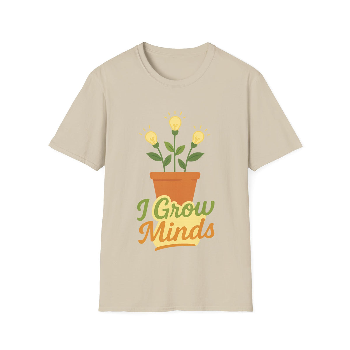 "I Grow Minds" Botanical Teacher Tee | Cute Flower Graphic T-Shirt - Trending Now - September 2026