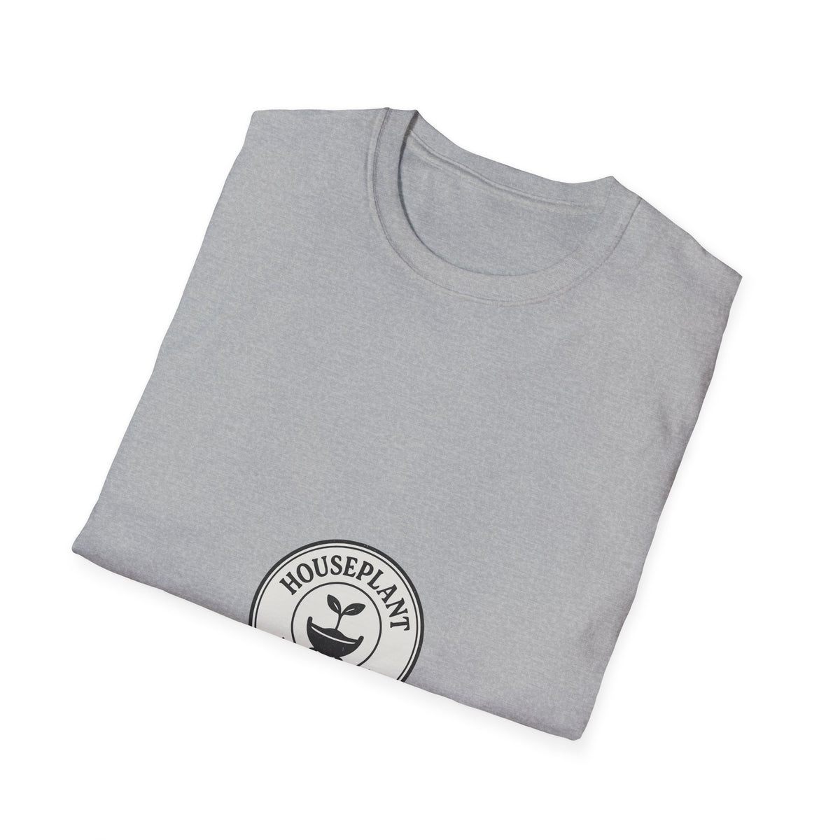"Houseplant Midwife" Retro Circular Emblem Tee - Funny Plant Parent Propagation White T-Shirt - Trending Now - September 2026