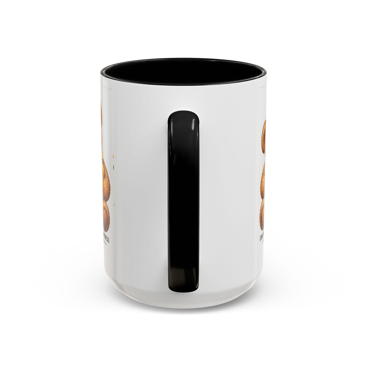 Childhood Cancer Awareness Coffee Mug — 'Stronger Brighter Kinder Braver' Teddy