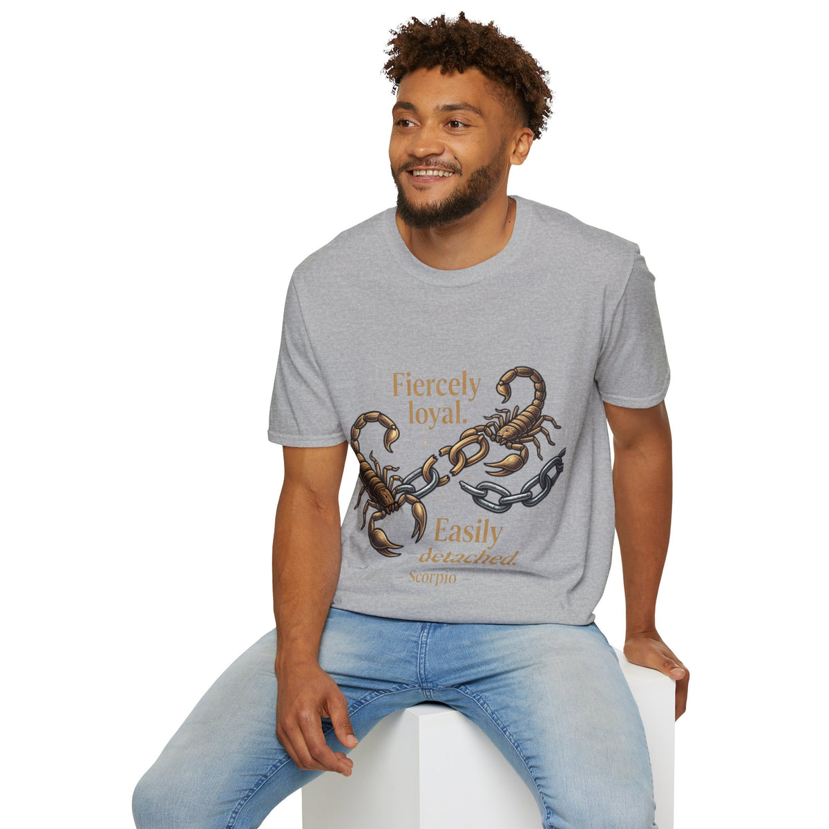 Scorpio T-Shirt — Fiercely Loyal, Easily Detached Zodiac Tee
