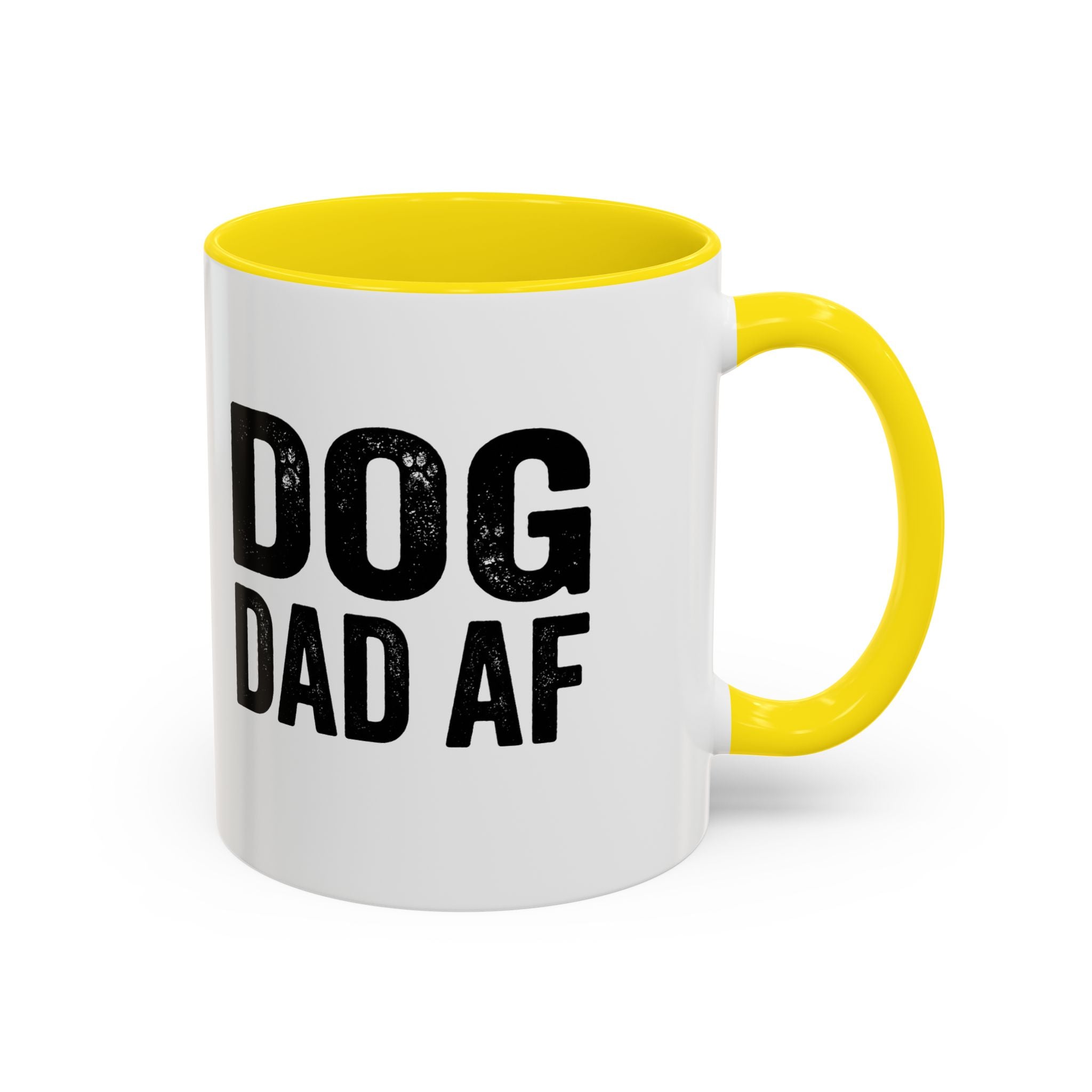 Funny Dog Dad AF Coffee Mug – Funny Black Accen Gift for Dog Lovers