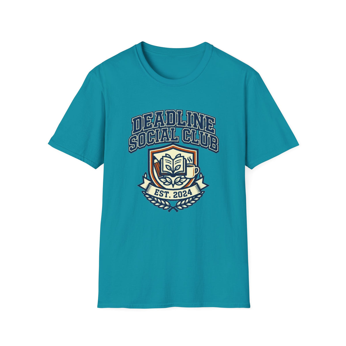 Deadline Social Club T-Shirt — Retro Collegiate Badge Tee - Trending Now - August 2026