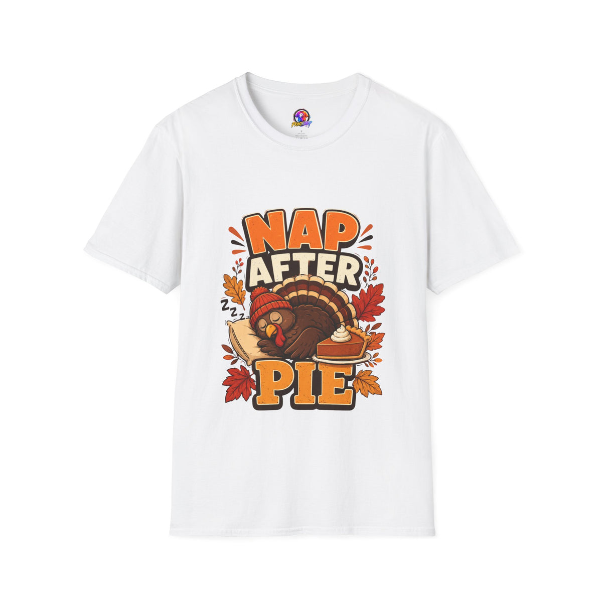 Thanksgiving T-Shirt Nap After Pie T-Shirt — Funny Thanksgiving Turkey Tee