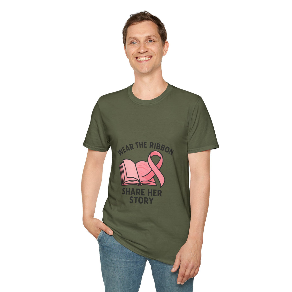 Breast Cancer Awareness T-Shirt — "Wear The Ribbon, Share Her Story" - Trending Now - October 2026