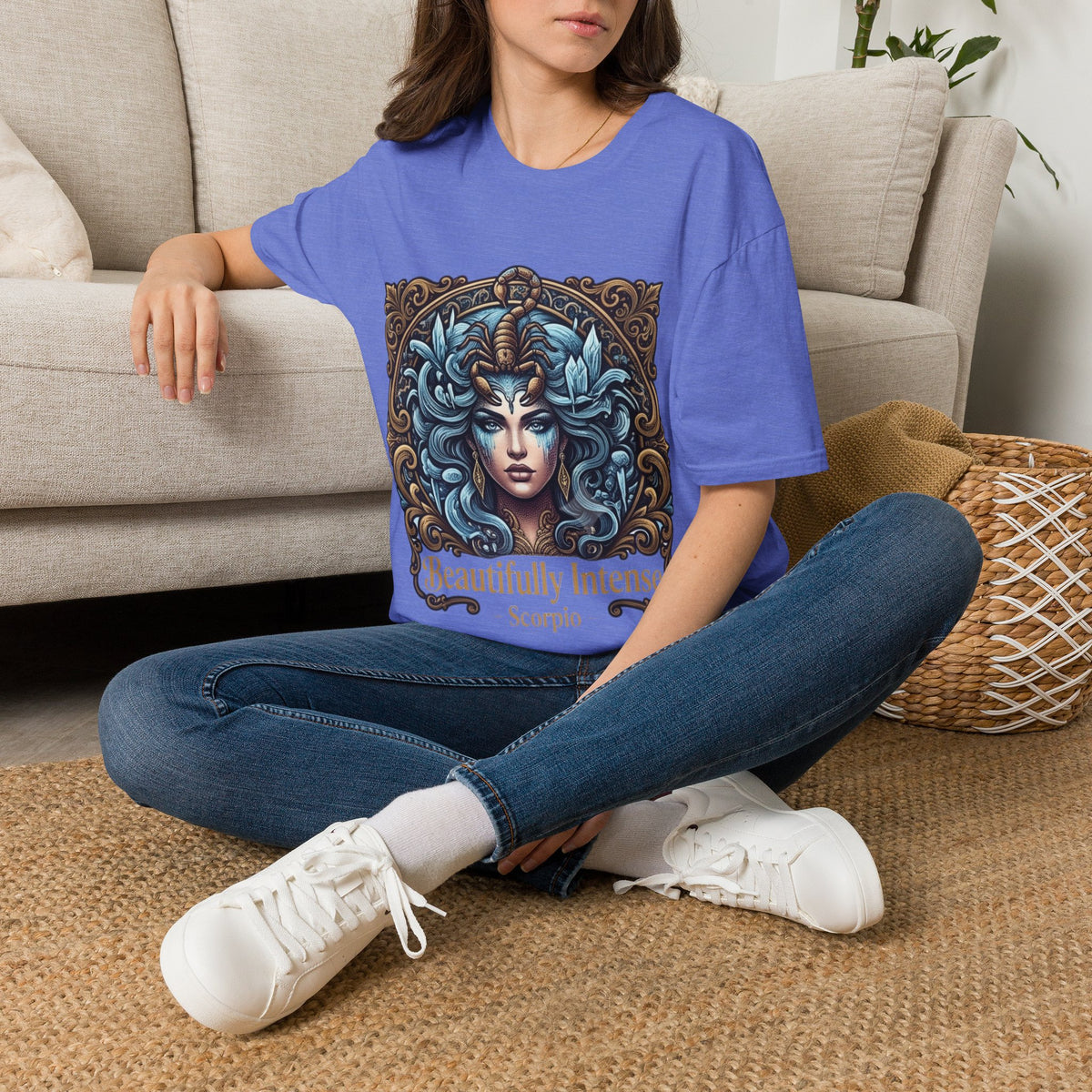 Scorpio Astrology T-Shirt — "Beautifully Intense" Zodiac Graphic Tee