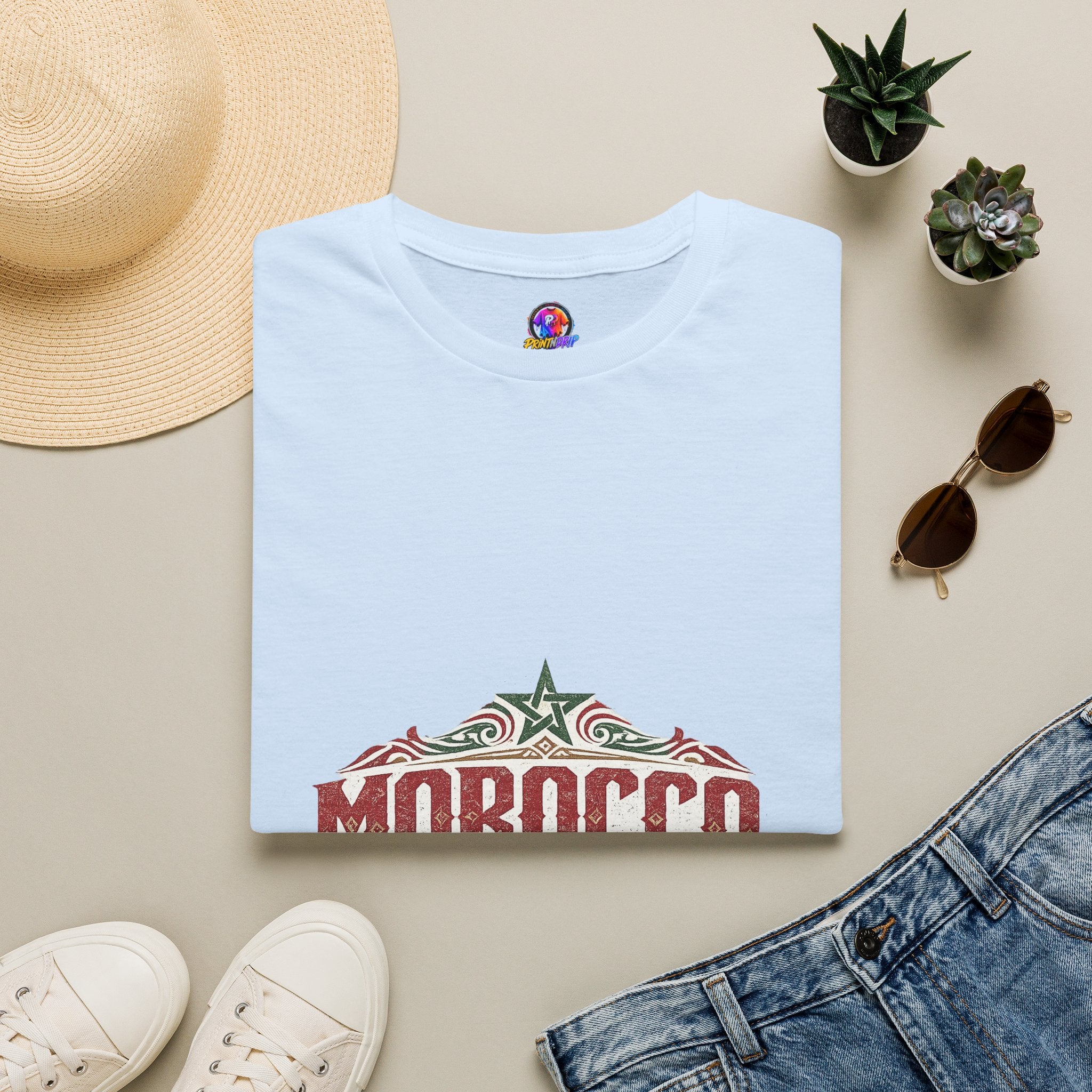 Morocco Vintage Graphic T-Shirt — Retro Travel Tee
