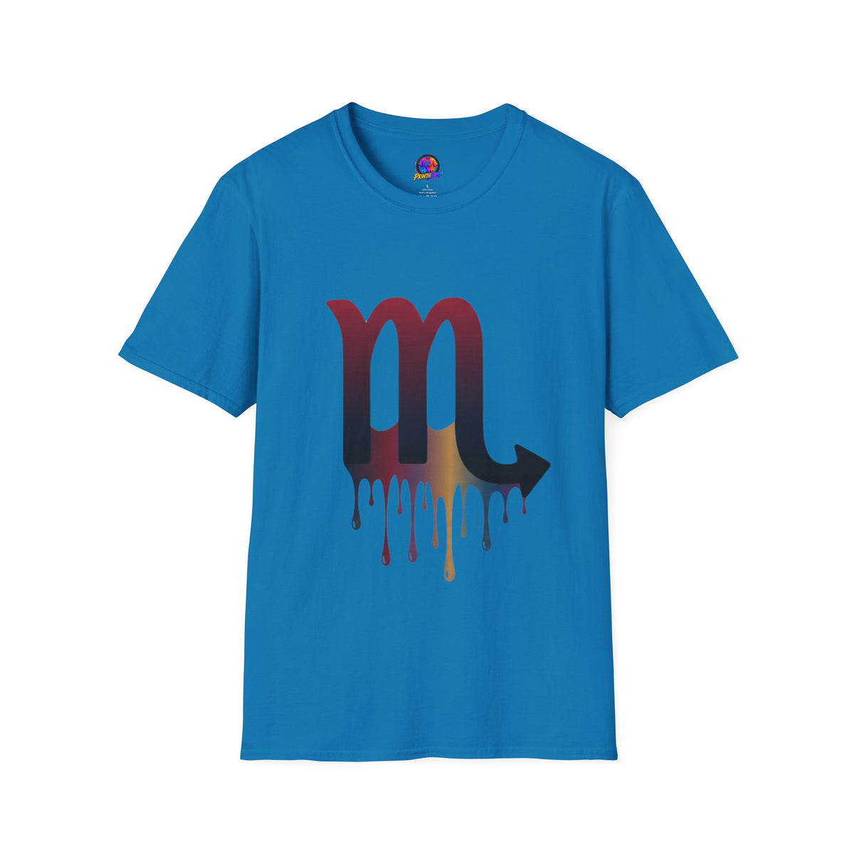 Scorpio Drip Symbol T-Shirt — Zodiac Scorpion Astrology Tee