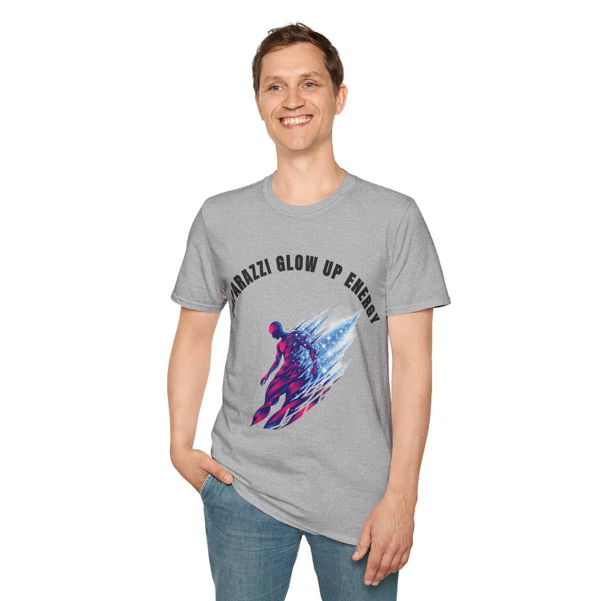 Paparazzi Glow Up Energy T-Shirt — Retro Cosmic Silhouette Tee - Trending Now - September 2026