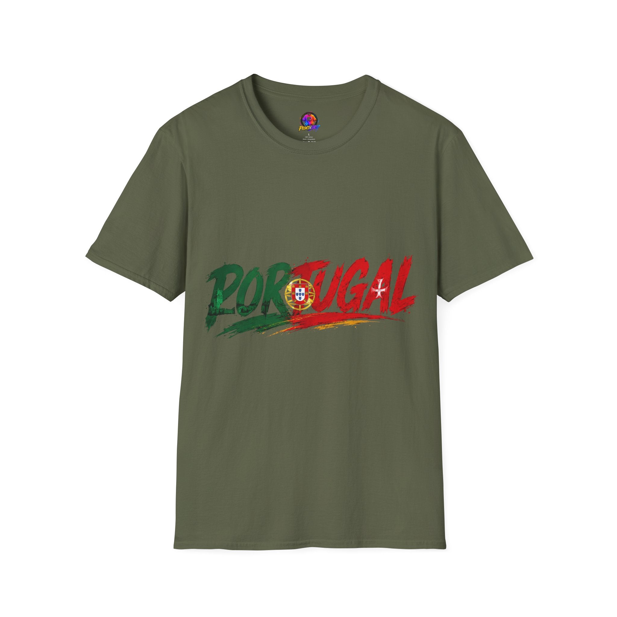 Portugal Flag Script T-Shirt — Portuguese Pride Tee
