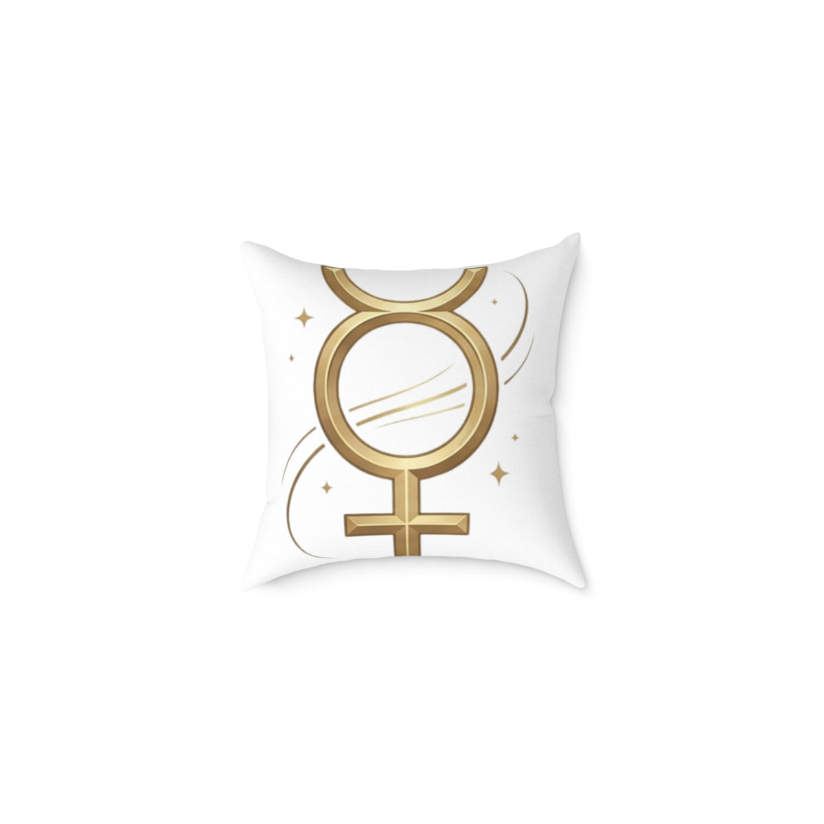 Astrological Virgo Zodiac Sign Square Poly Canvas Pillow