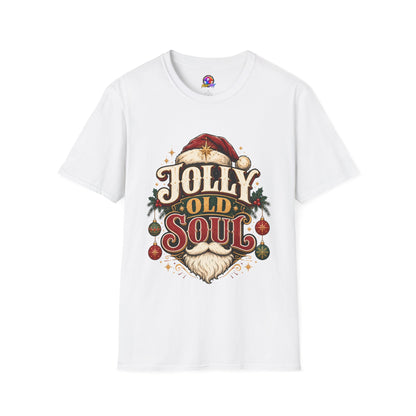 Jolly Old Soul T-Shirt — Vintage Santa Holiday Graphic Tee