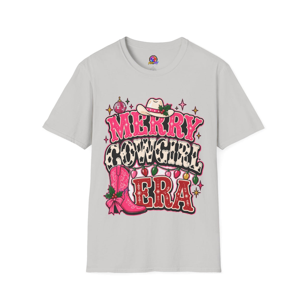 Merry Cowgirl Christmas T-Shirt